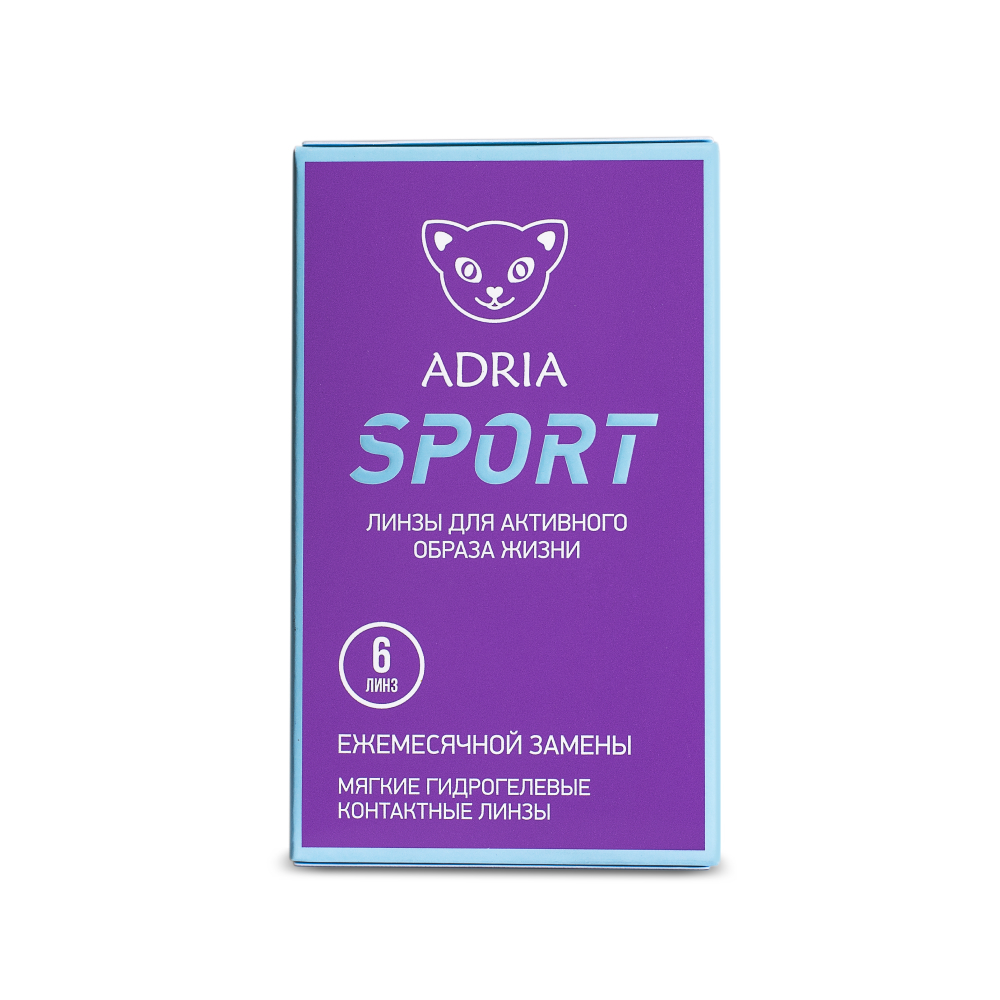 Контактные линзы ADRIA Sport 6 линз R 8.6 -3.25 - фото 6