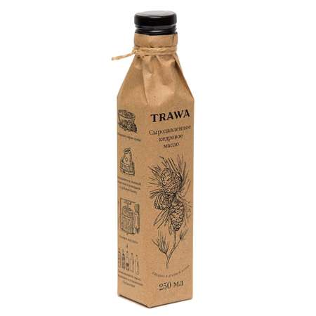 Масло TRAWA сыродавленное кедровое 250мл