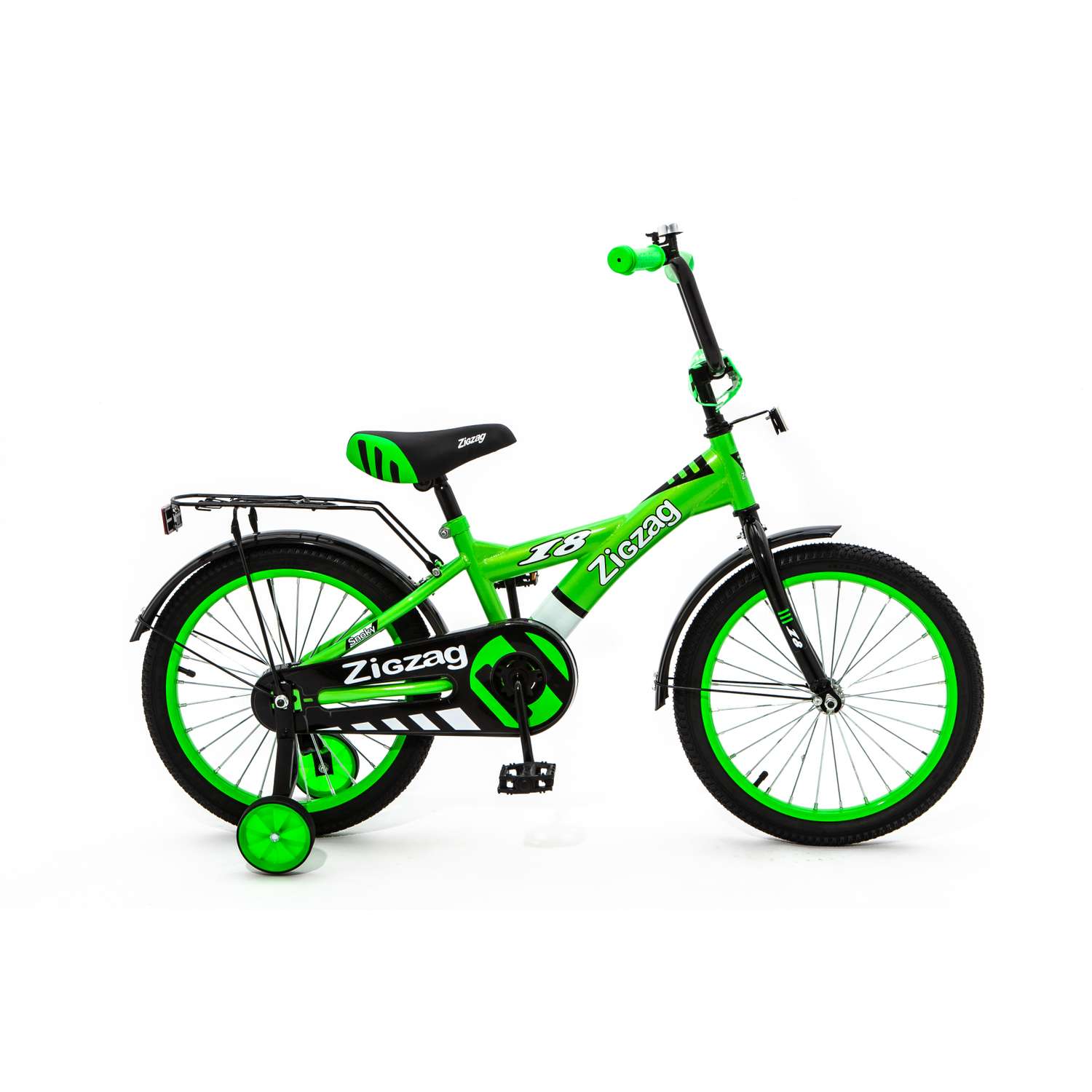 Велосипед ZigZag SNOKY зеленый 18 дюймов - фото 1