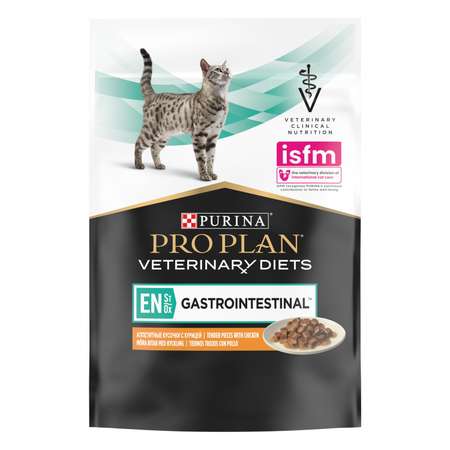 Корм для кошек Purina Pro Plan Veterinary diet 85г EN при расстройствах пищеварения с курицей