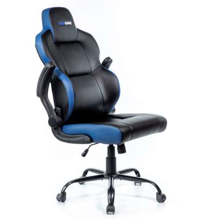 Кресло компьютерное VMMGAME UNIT кожа Черно - синий