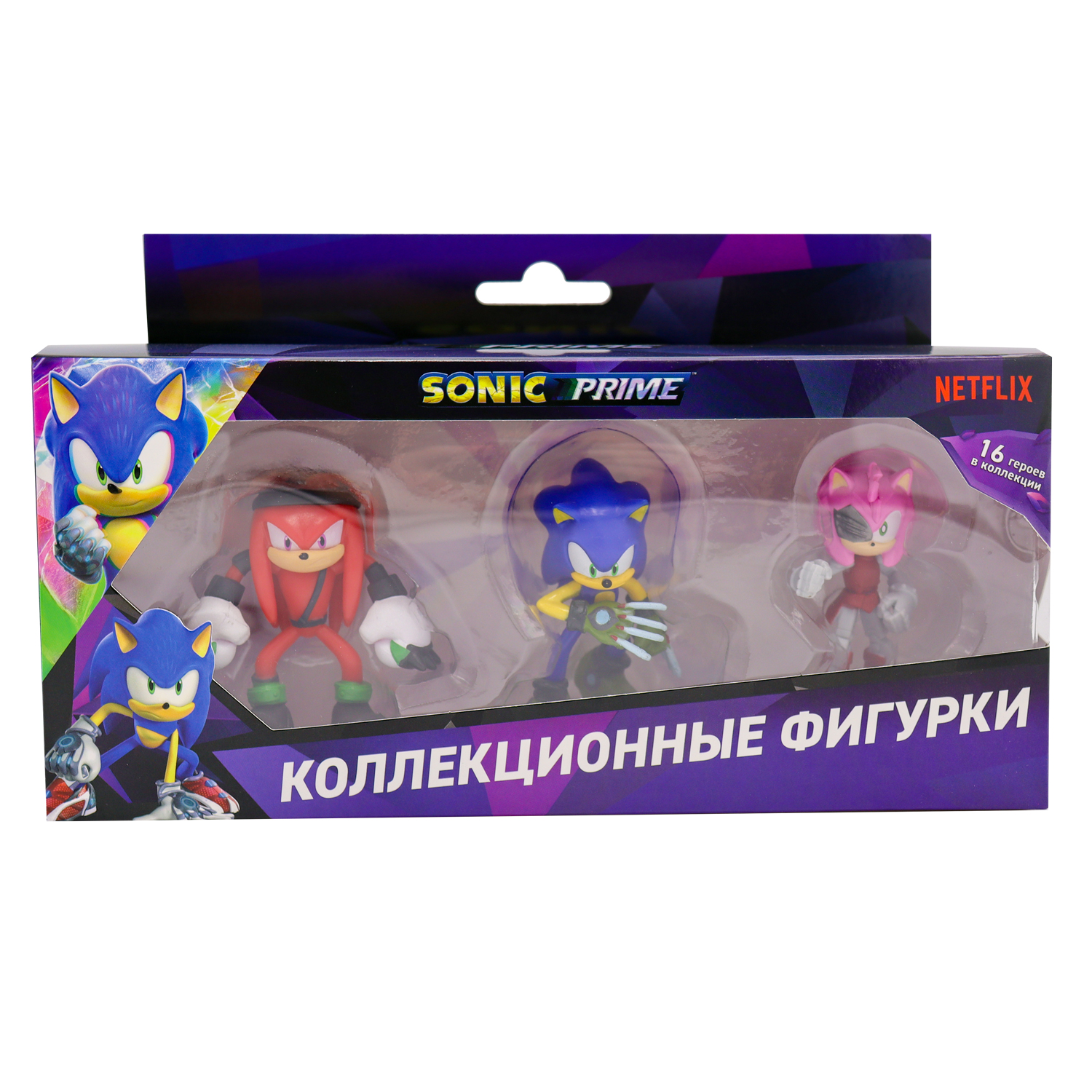 Набор игровой PMI Sonic Prime фигурки 3 шт SON2021-A - фото 5
