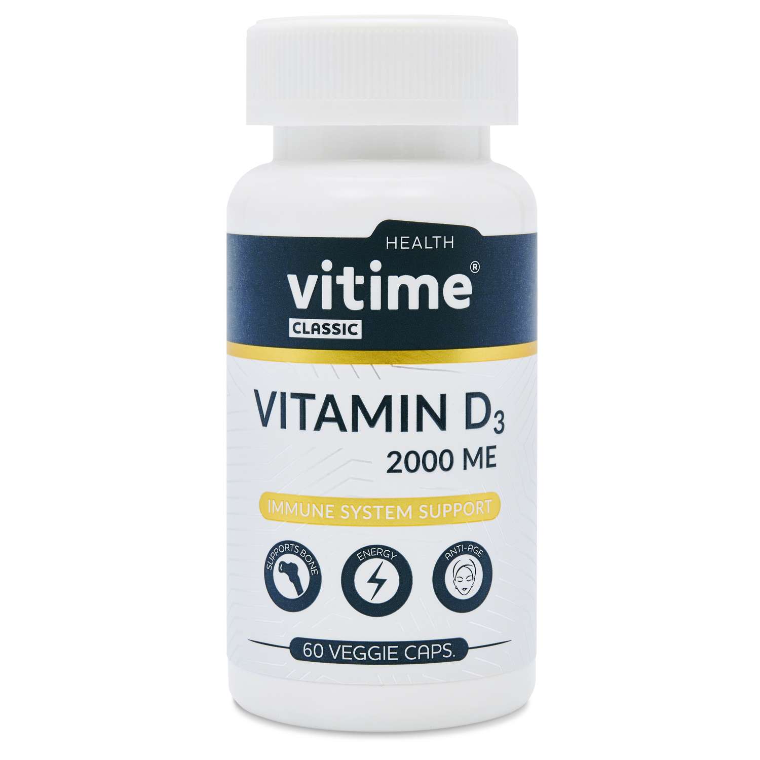 Витамин D3 Vitime капсулы №60 в банке - фото 1