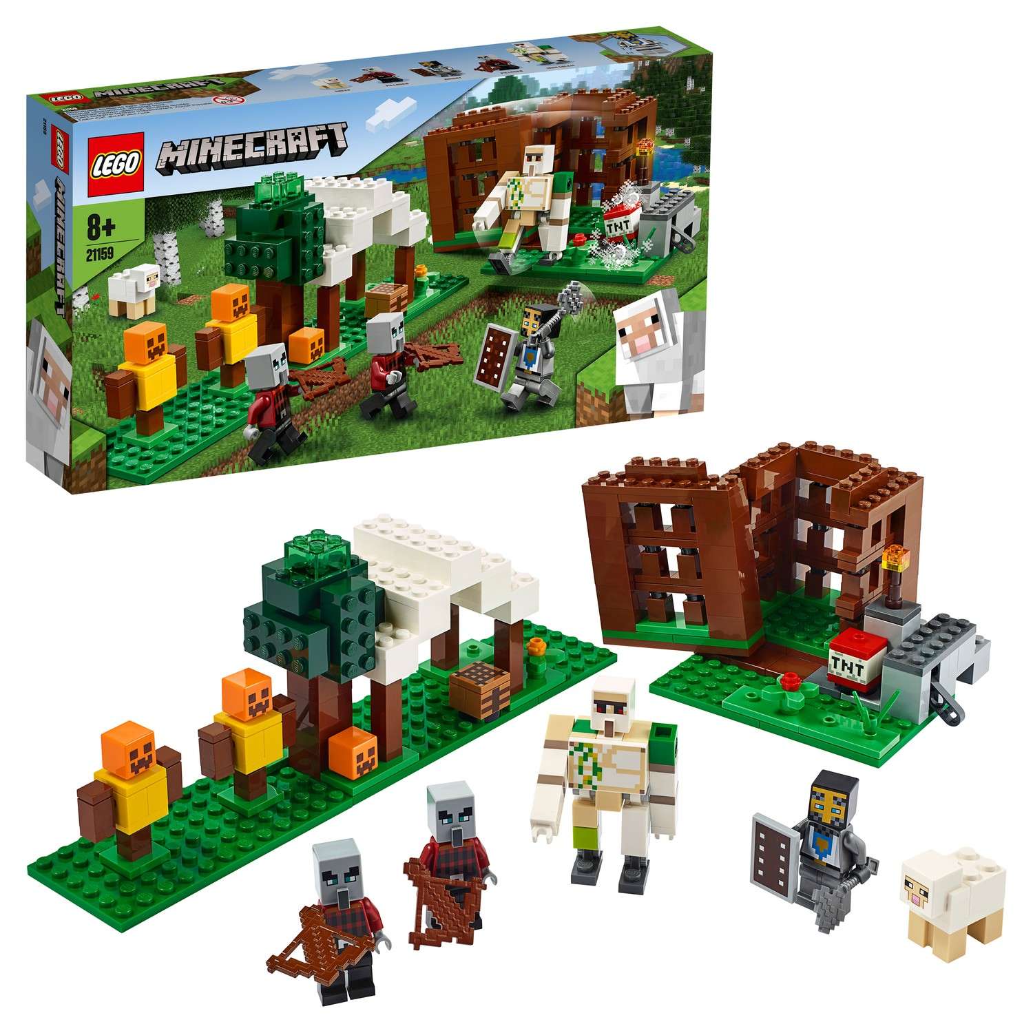 Конструктор LEGO Minecraft Аванпост разбойников 21159 - фото 1