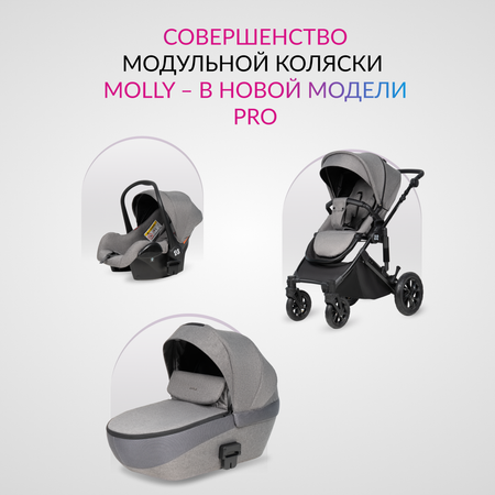 Коляска для новорожденных 3 в 1 Farfello Molly Pro