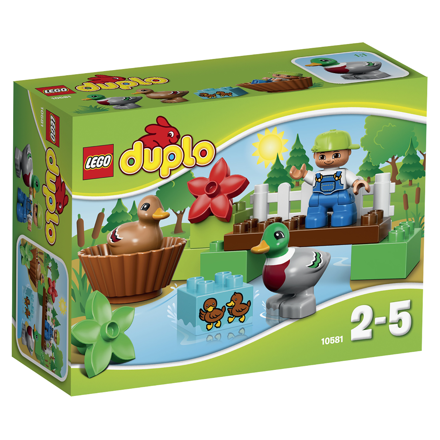 Конструктор LEGO DUPLO Town Уточки в лесу (10581) купить по цене 549 ₽ в  интернет-магазине Детский мир