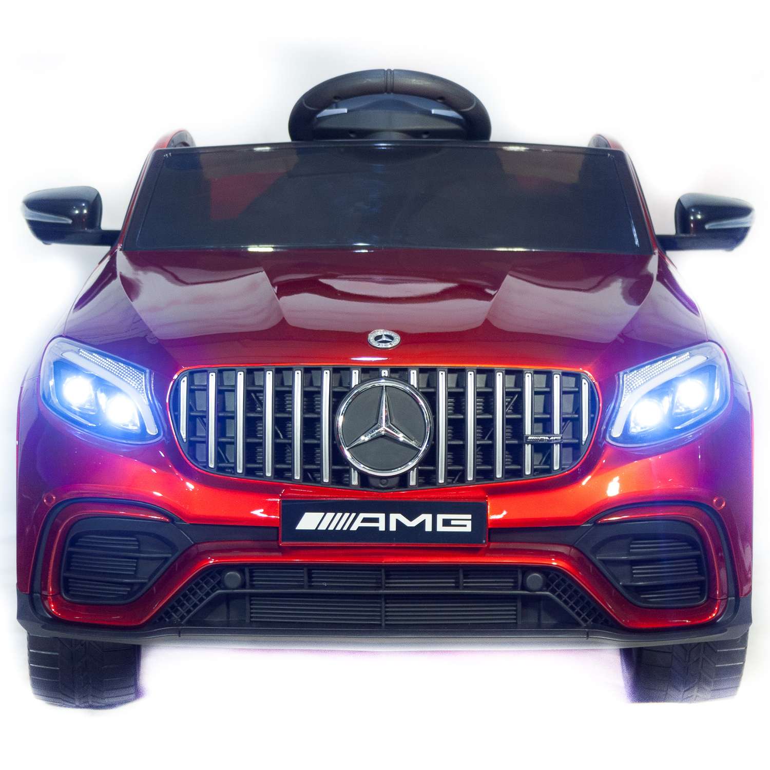 Электромобиль TOYLAND Джип Mercedes Benz GLC 63S Coupe красный - фото 4