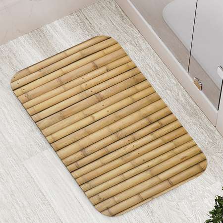 Коврик для ванной JoyArty Прочный бамбук