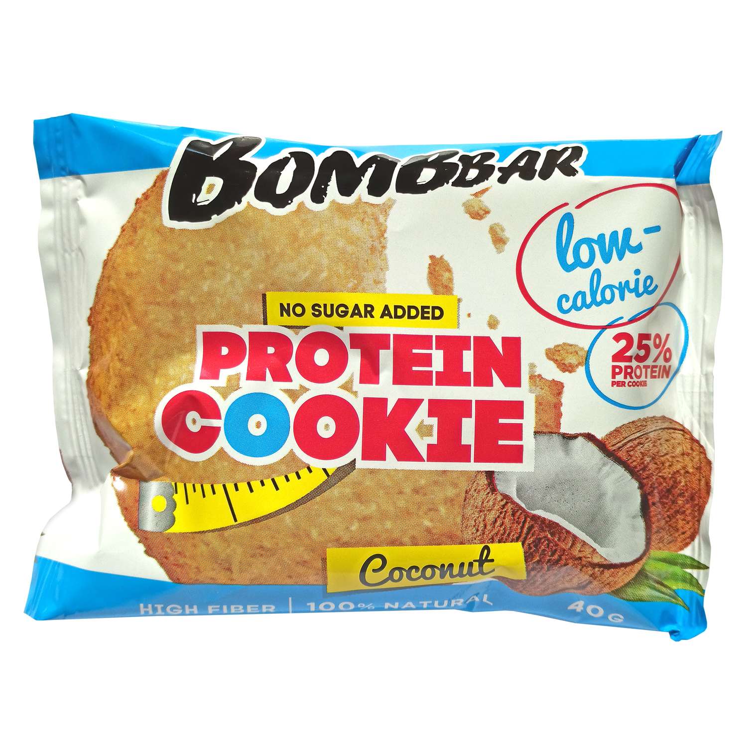 Печенье Bombbar протеиновое кокос 40г - фото 1