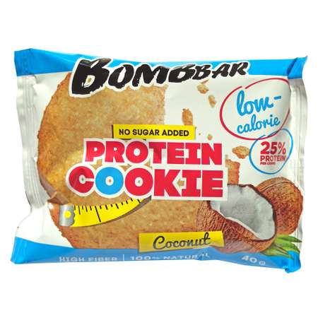 Печенье Bombbar протеиновое кокос 40г