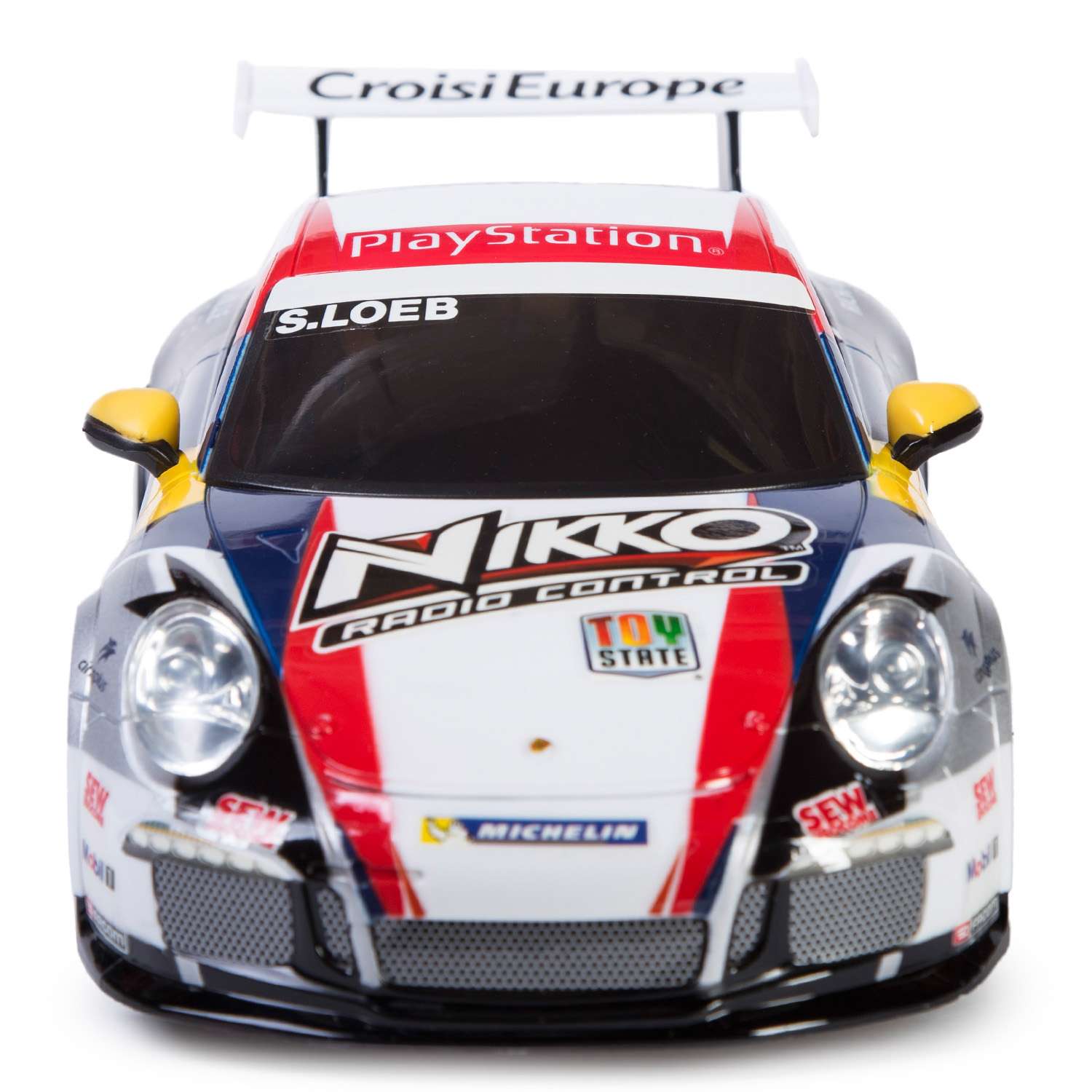 Машинка р/у Nikko 1:16 Porsche 911 GT3 Cup (991) - Sebastien Loeb - фото 7