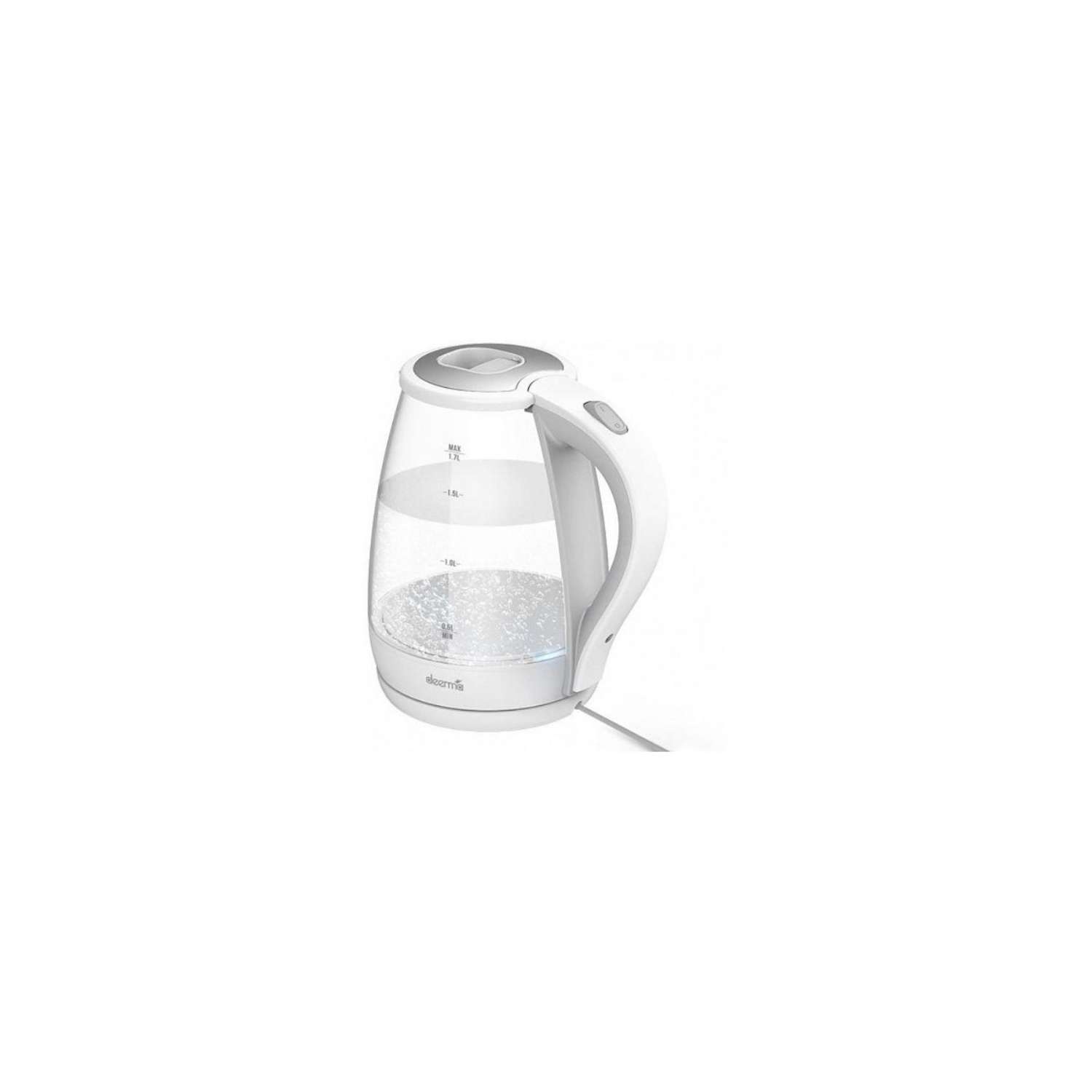 Чайник Sima-Land электрический DEERMA DEM-SH30W стекло 1.7 л 2200 Вт белый - фото 4