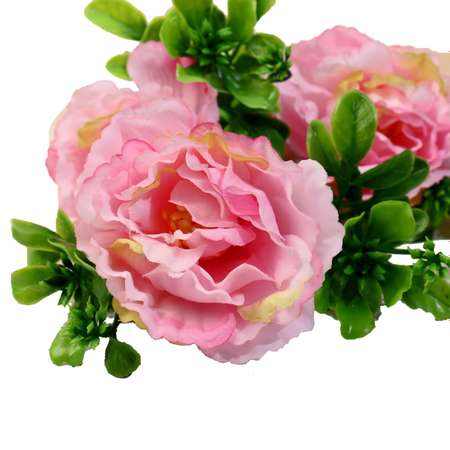 Цветы искусственные Пион ветка d=6см 36см Розовый 7444058