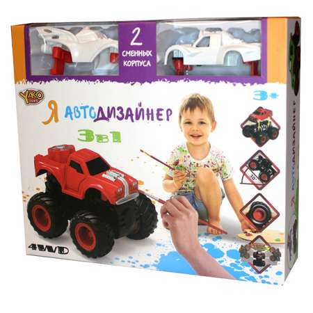 Игровой набор Yako Toys Я Автодизайнер 3 в 1