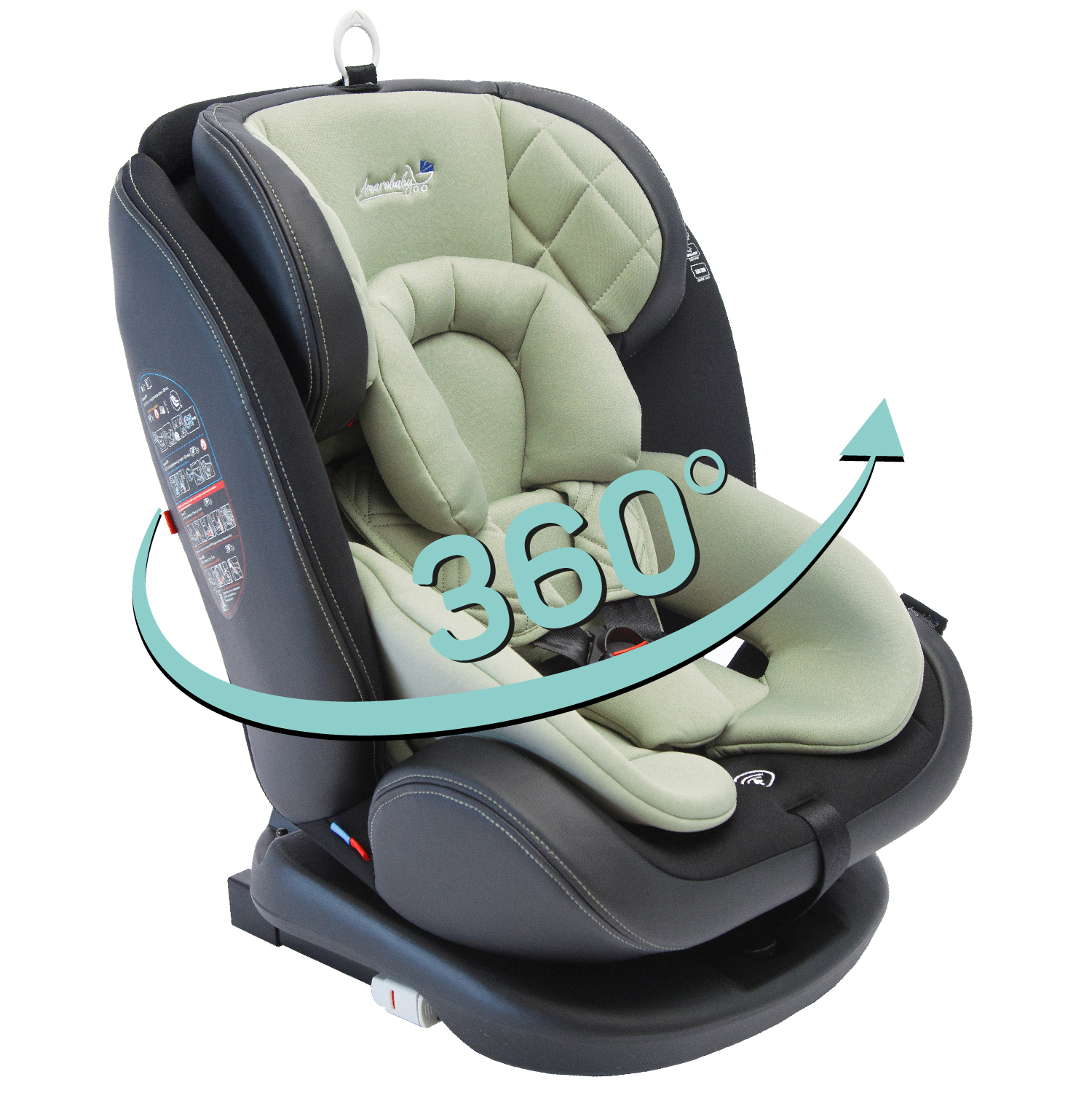 Автокресло Amarobaby ST-3 Isofix Хаки - фото 3