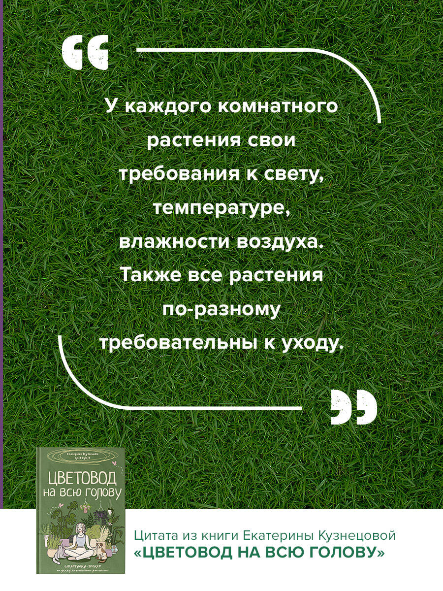 Книга АСТ Хобби Цветовод на всю голову. Шпаргалка-трекер по уходу за комнатными растениями - фото 6