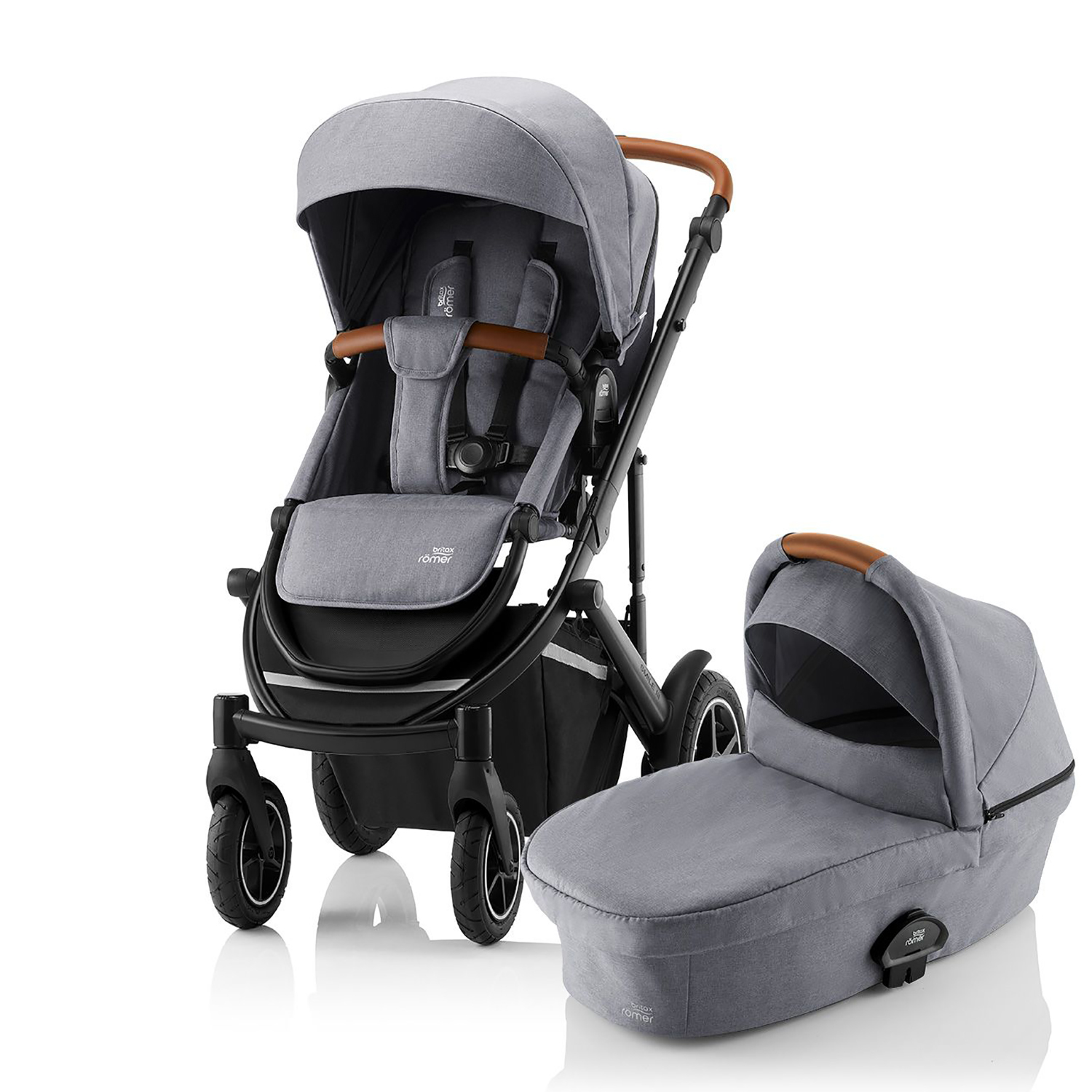 Коляска 2в1 Britax Roemer Smile III Frost Grey - фото 1