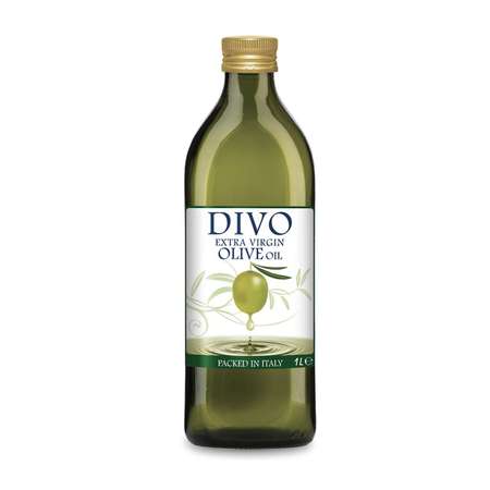 Масло оливковое DIVO Extra Virgin 1 л стеклянная бутылка