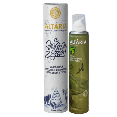 Масло растительное ALTARIA подсолнечно-оливковое в подарочной упаковке