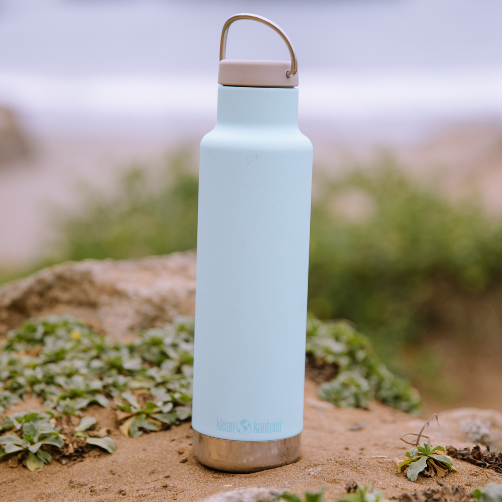 Термобутлыка Klean Kanteen Insulated Classic 20oz Blue Tint 592 мл - фото 3