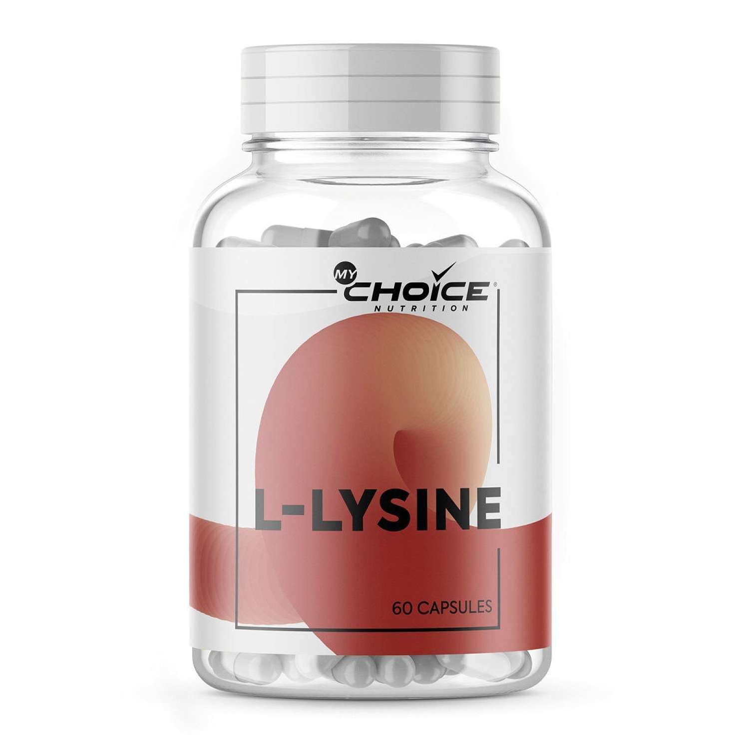 Комплексная пищевая добавка MyChoice Nutrition L-Lysine 60капсул - фото 1