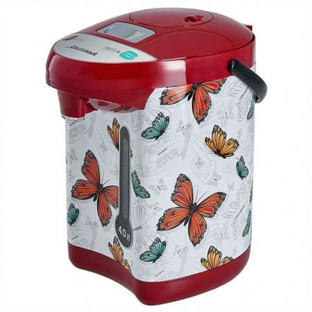 Термопот Аксинья КС-1800 Бабочки 800 Вт 3 способа подачи воды