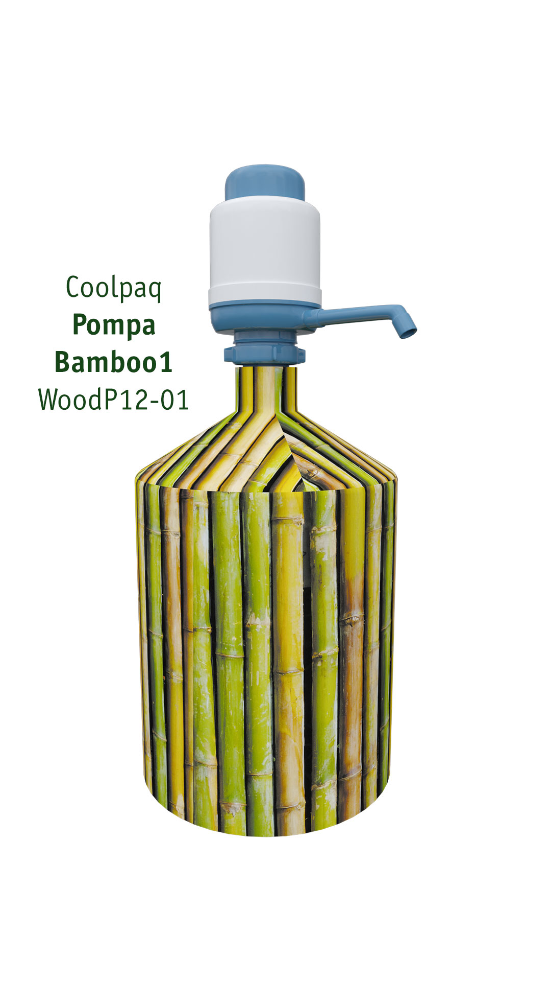 Чехол на бутыль 19л Coolpaq Green Bamboo - фото 5