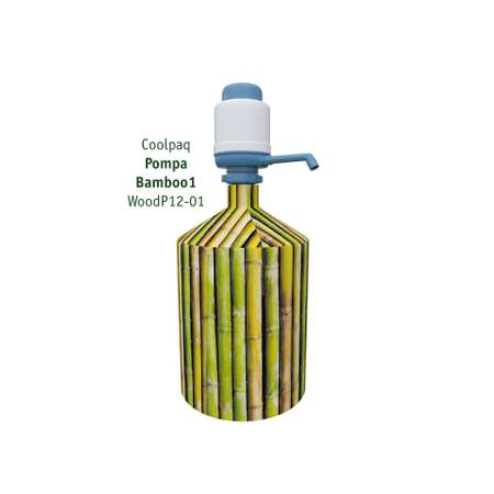 Чехол на бутыль 19л Coolpaq Green Bamboo