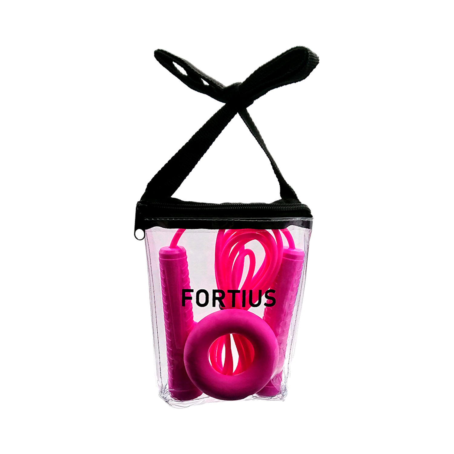 Набор скакалка с эспандером FORTIUS в сумочке - фото 1