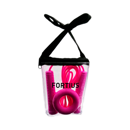 Набор скакалка с эспандером FORTIUS в сумочке