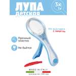 Лупа Navir на подставке с пинцетом