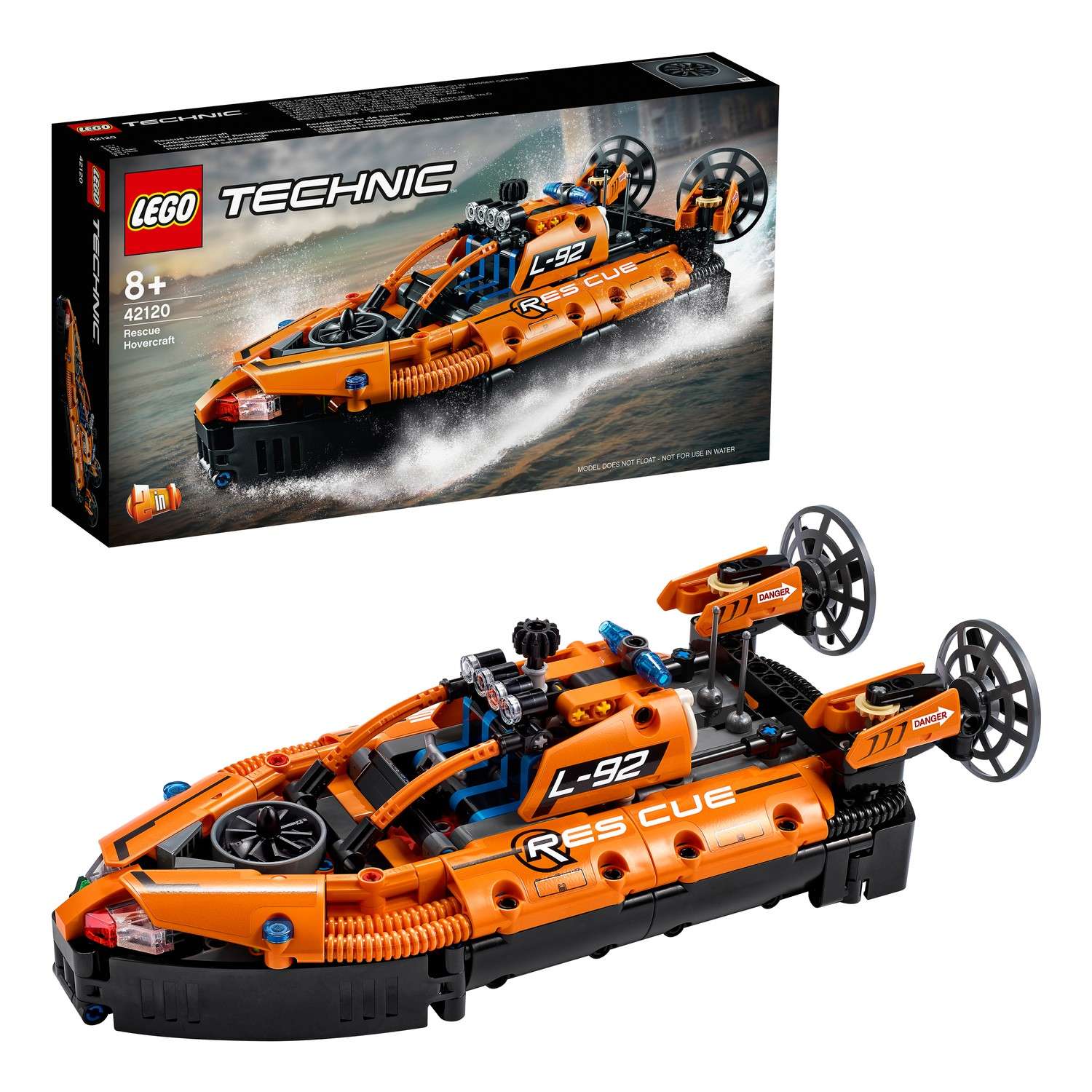 Конструктор LEGO Technic Спасательное судно на воздушной подушке 42120 - фото 1