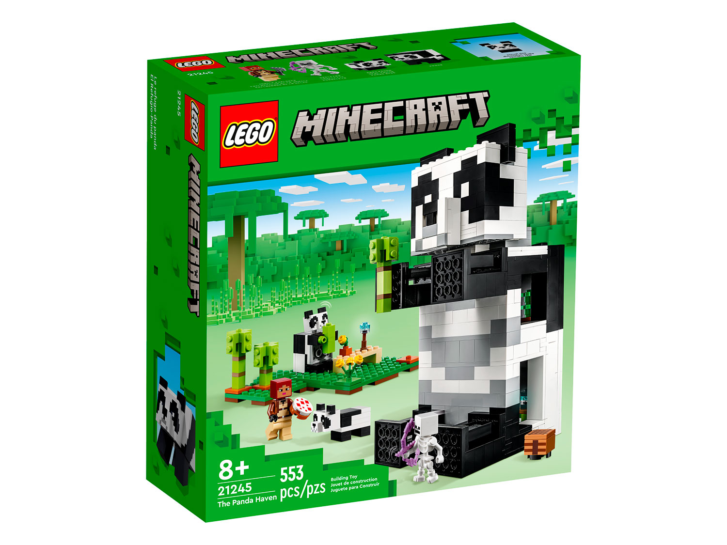 Конструктор детский LEGO Minecraft Дом Панды 21245 купить по цене 7295 ₽ в  интернет-магазине Детский мир