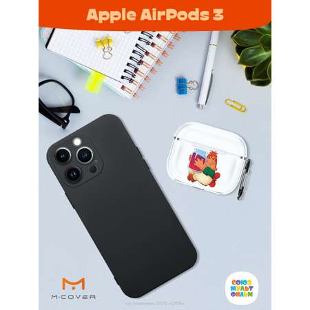 Силиконовый чехол Mcover для Apple AirPods 3 с карабином баночка варенья