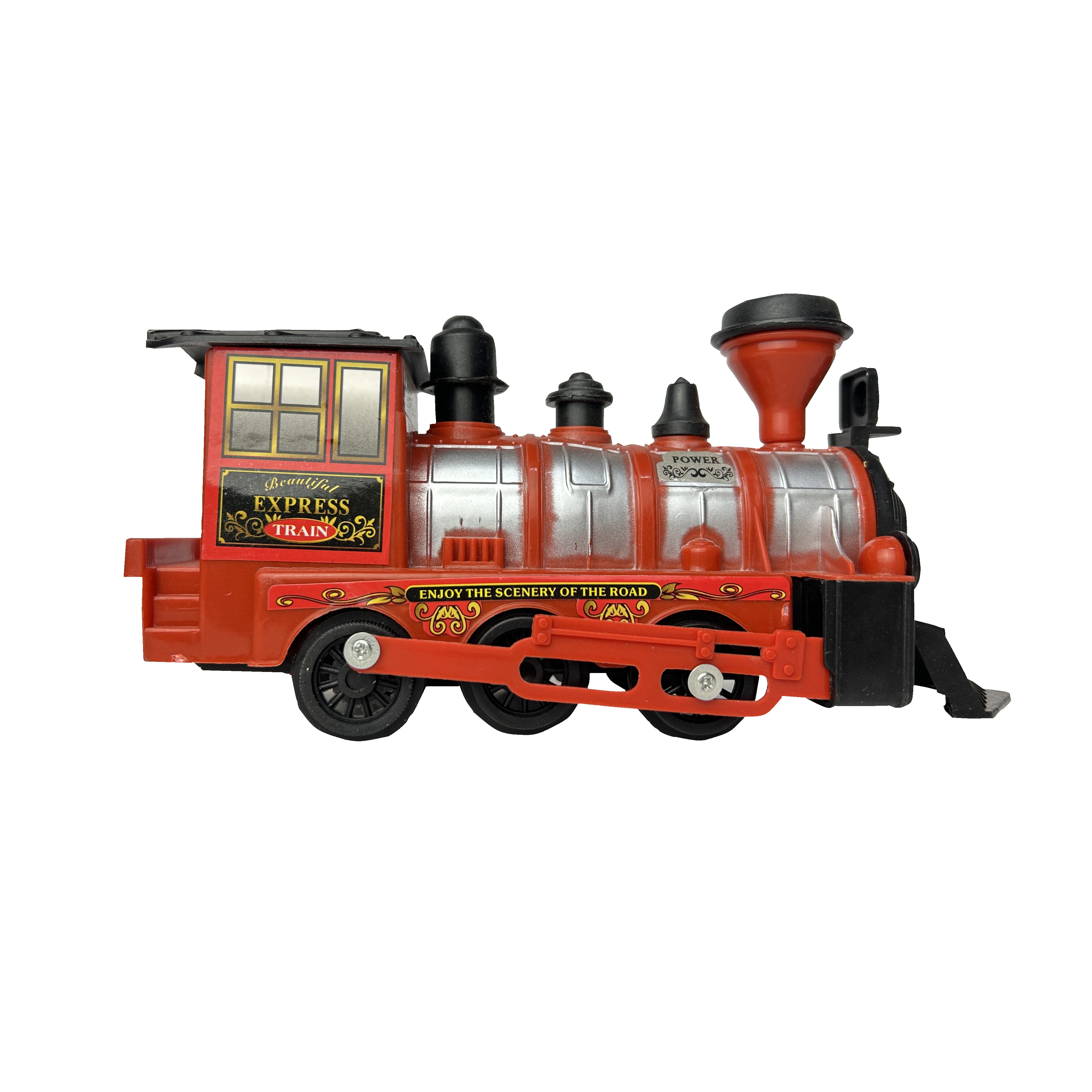 Паровоз S+S TOYS инерционный свет и звук 7955/100795378 - фото 2