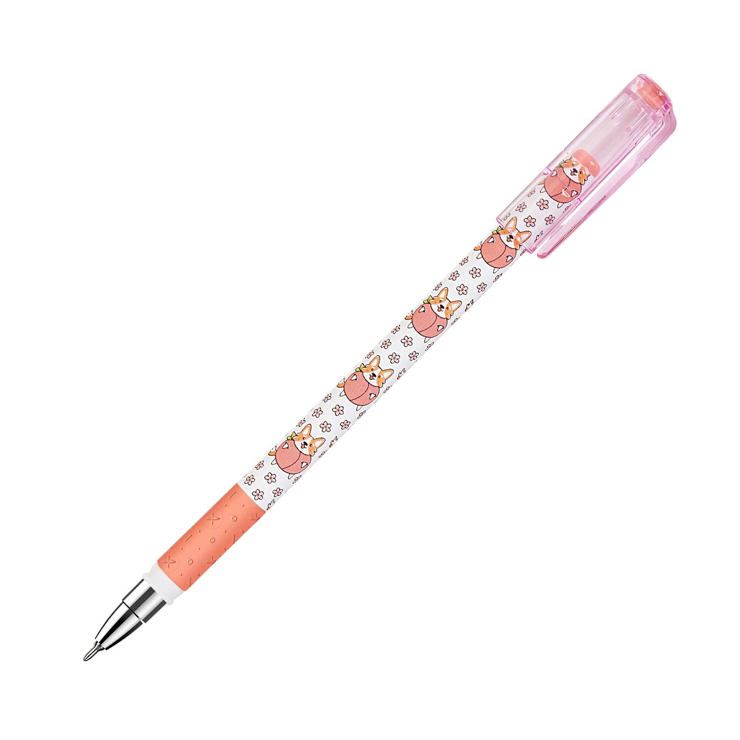 Ручка масляная Lorex Illegally cute Corgi Slim Soft Grip синий 0.5мм LXOPSSG-IC7 - фото 1