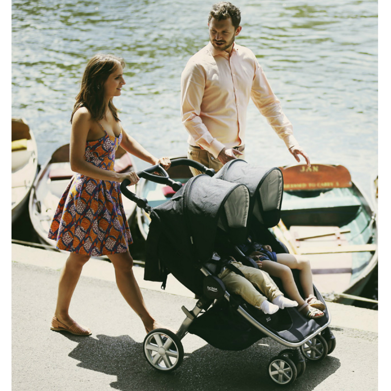 Britax b agile double steel grey hotsell