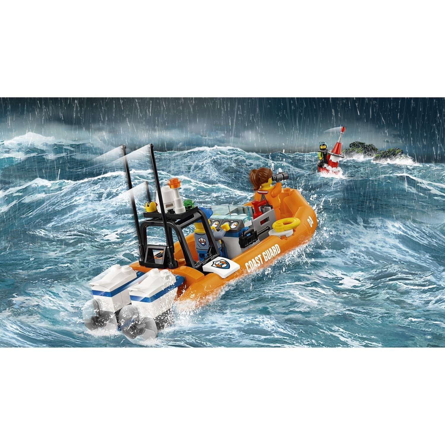Конструктор LEGO City Coast Guard Внедорожник 4х4 команды быстрого реагирования (60165) - фото 8