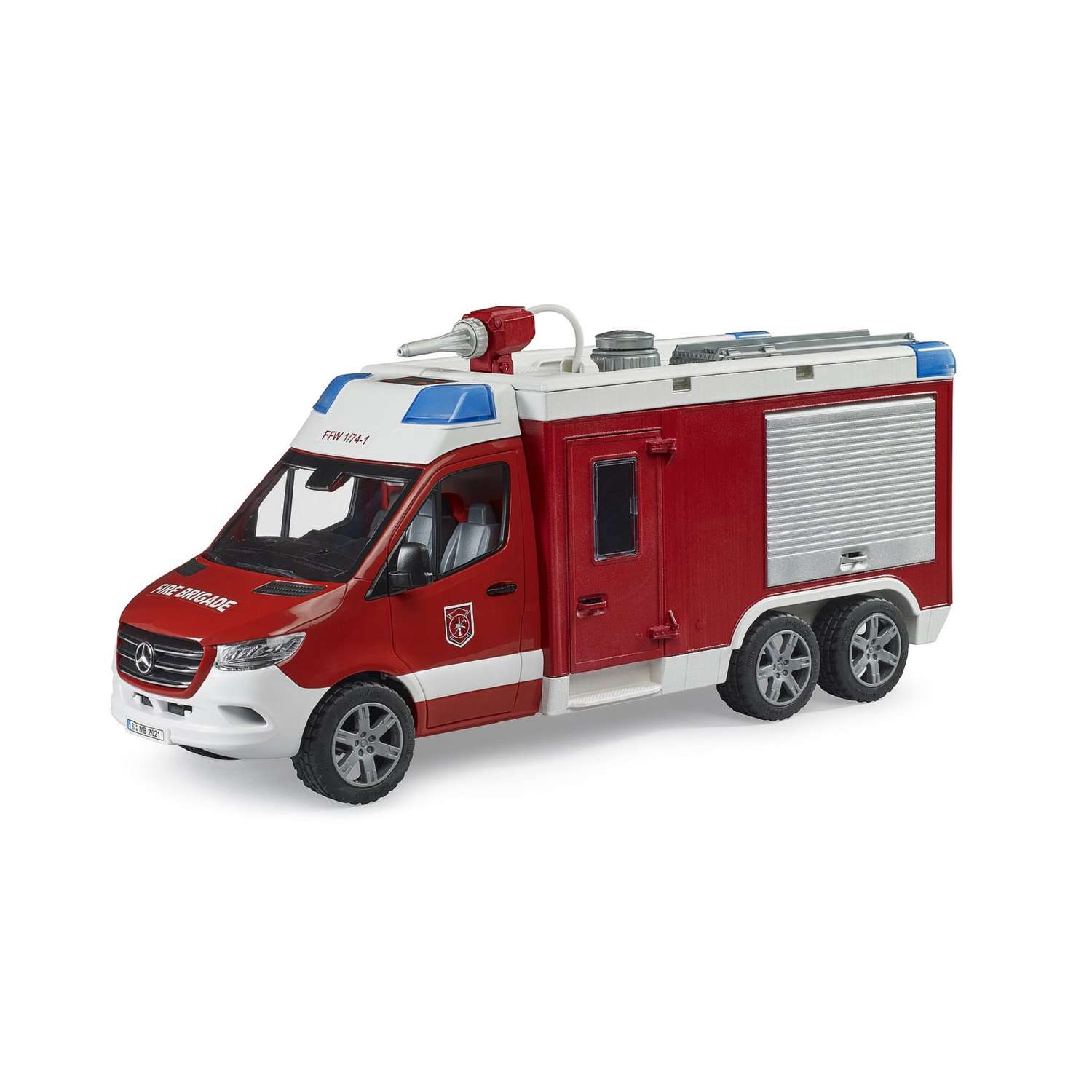 Автомобиль BRUDER Пожарная машина Sprinter со светом и звуковым модулем 02680 - фото 1