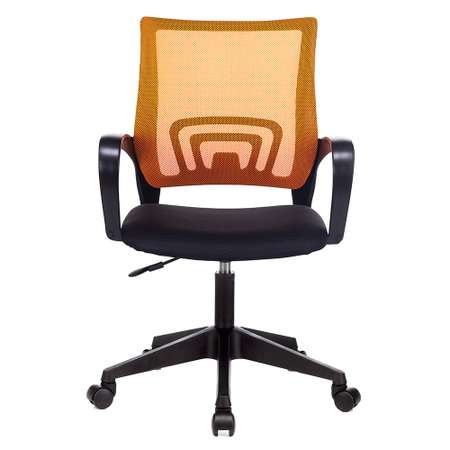 Кресло компьютерное Бюрократ офисное CH-695NLT оранжевый TW-38-3 сиденье