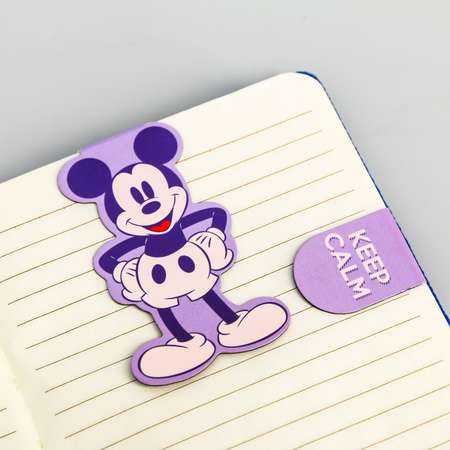 Открытка Disney с магнитными заклаками «Настройся на позитив» Мики маус 3 шт