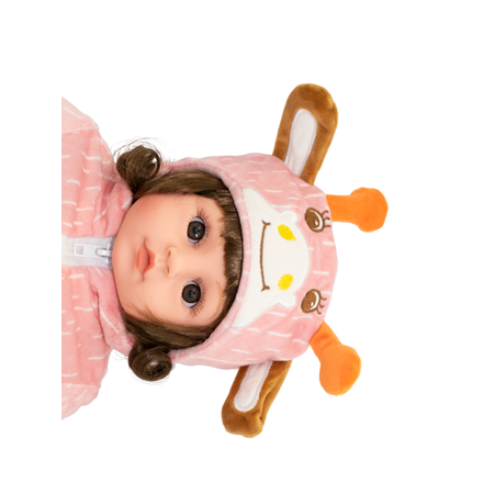 Кукла реборн SHARKTOYS 45 см в костюме жирафа Игрушка в подарок