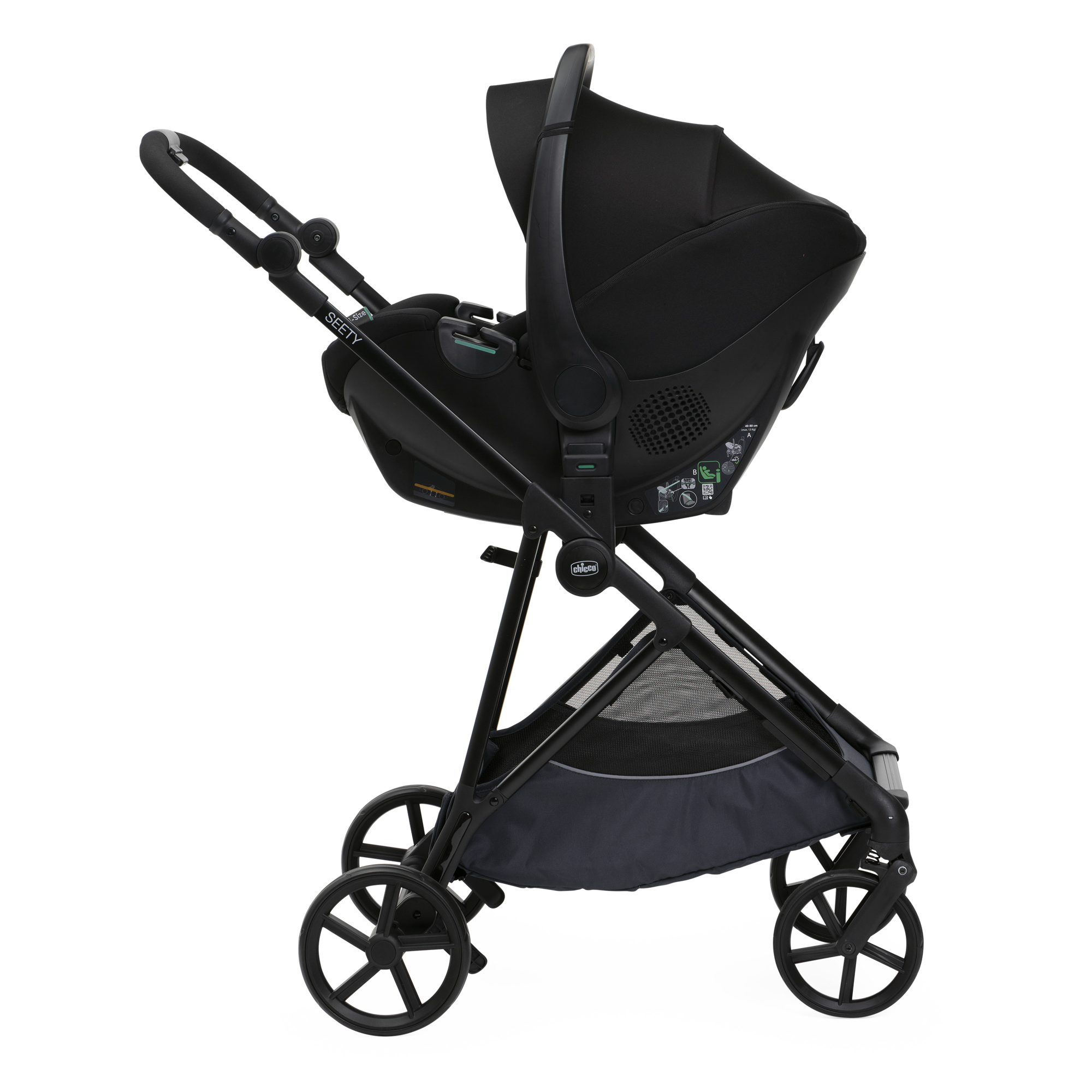 Коляска Chicco Seety Stroller boston grey - фото 8