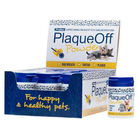 Средство для кошек и собак PlaqueOff для профилактики зубного камня 40г