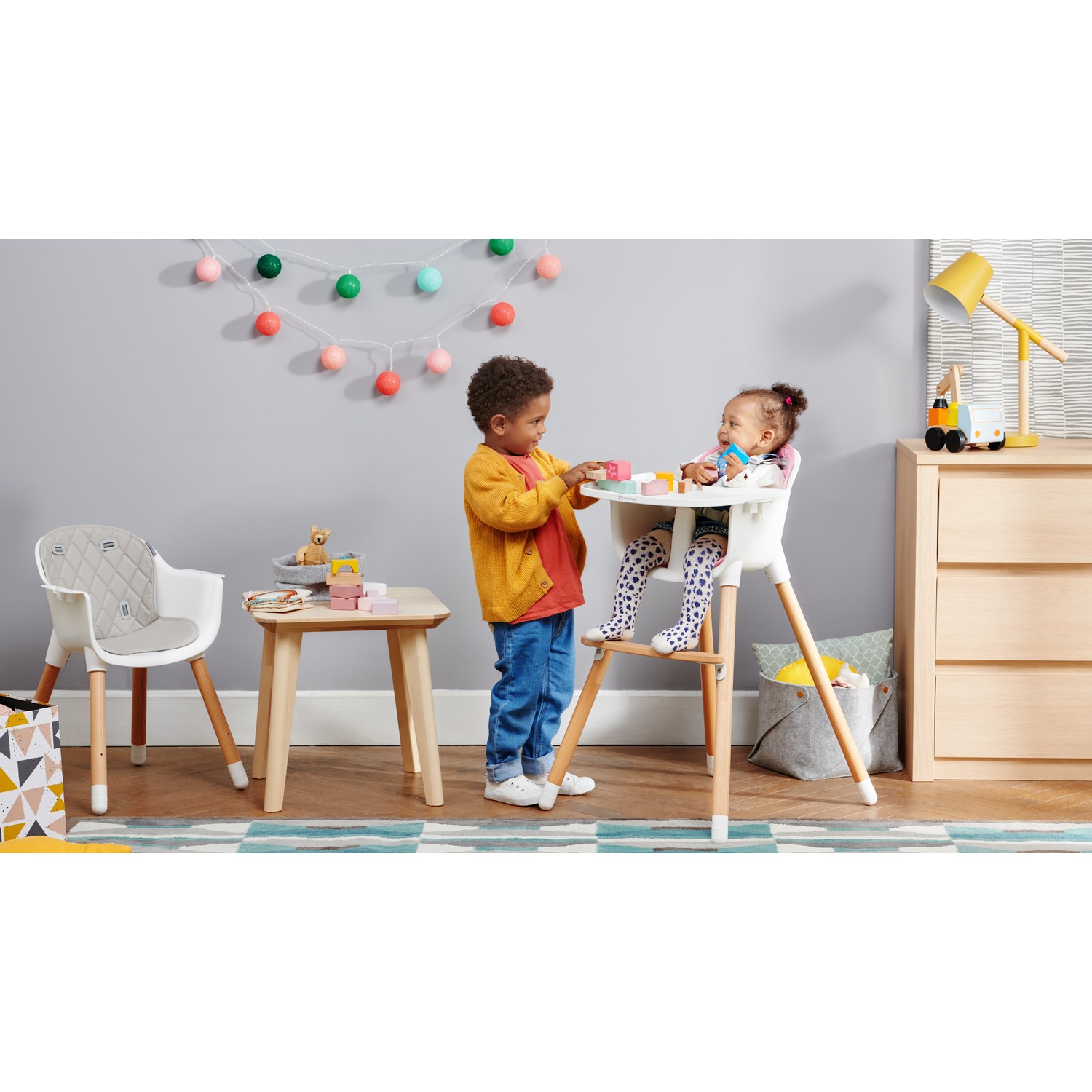 Стул для кормления Kinderkraft Sienna Grey - фото 13