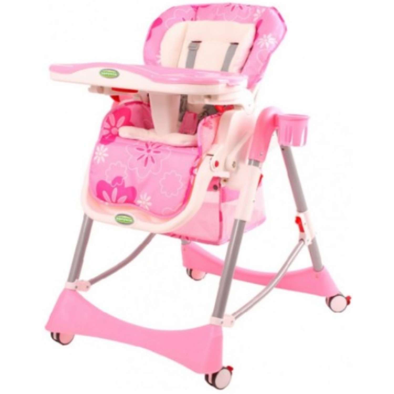 Детcкий стульчик CS Toys для кормления розовый - фото 1