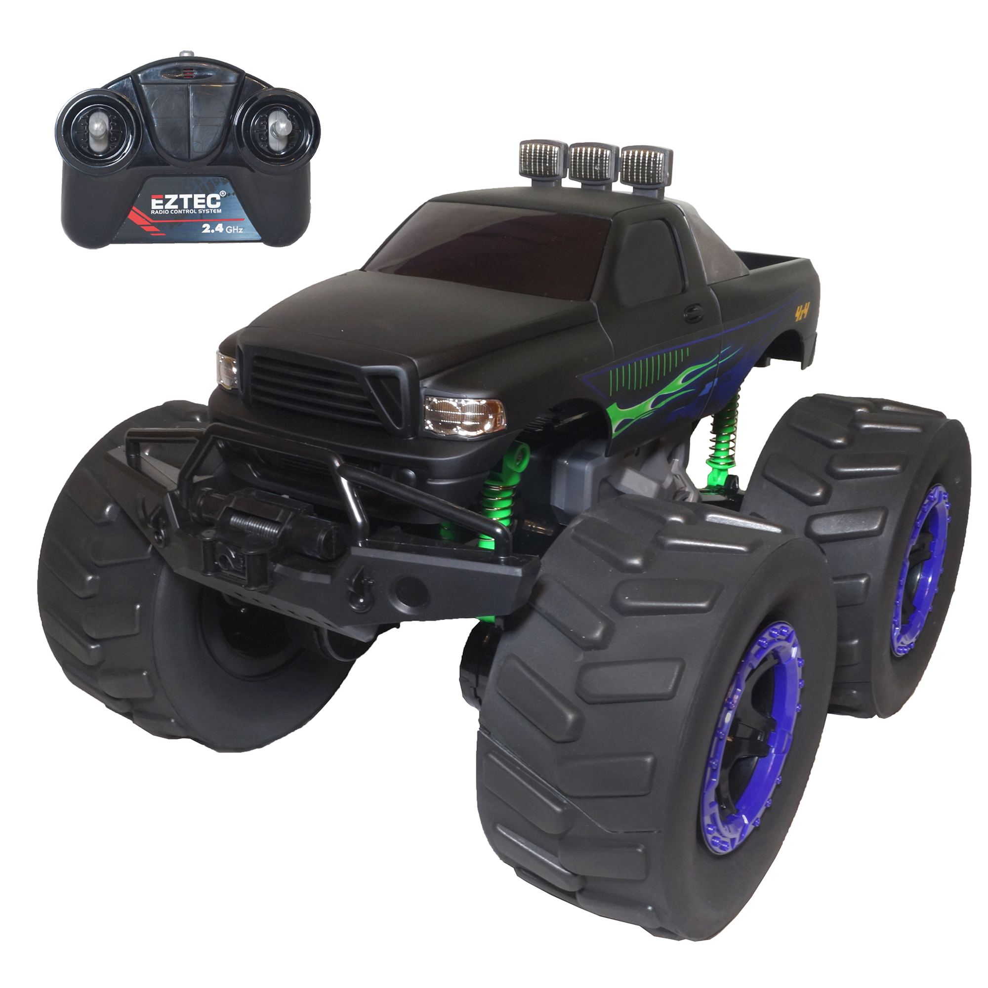 Машина Eztec РУ 1:8 Monster Truck 4х4 99933 купить по цене 4999 ₽ в  интернет-магазине Детский мир