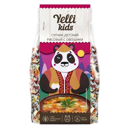 Супчик Yelli Kids детский рисовый с овощами 100г