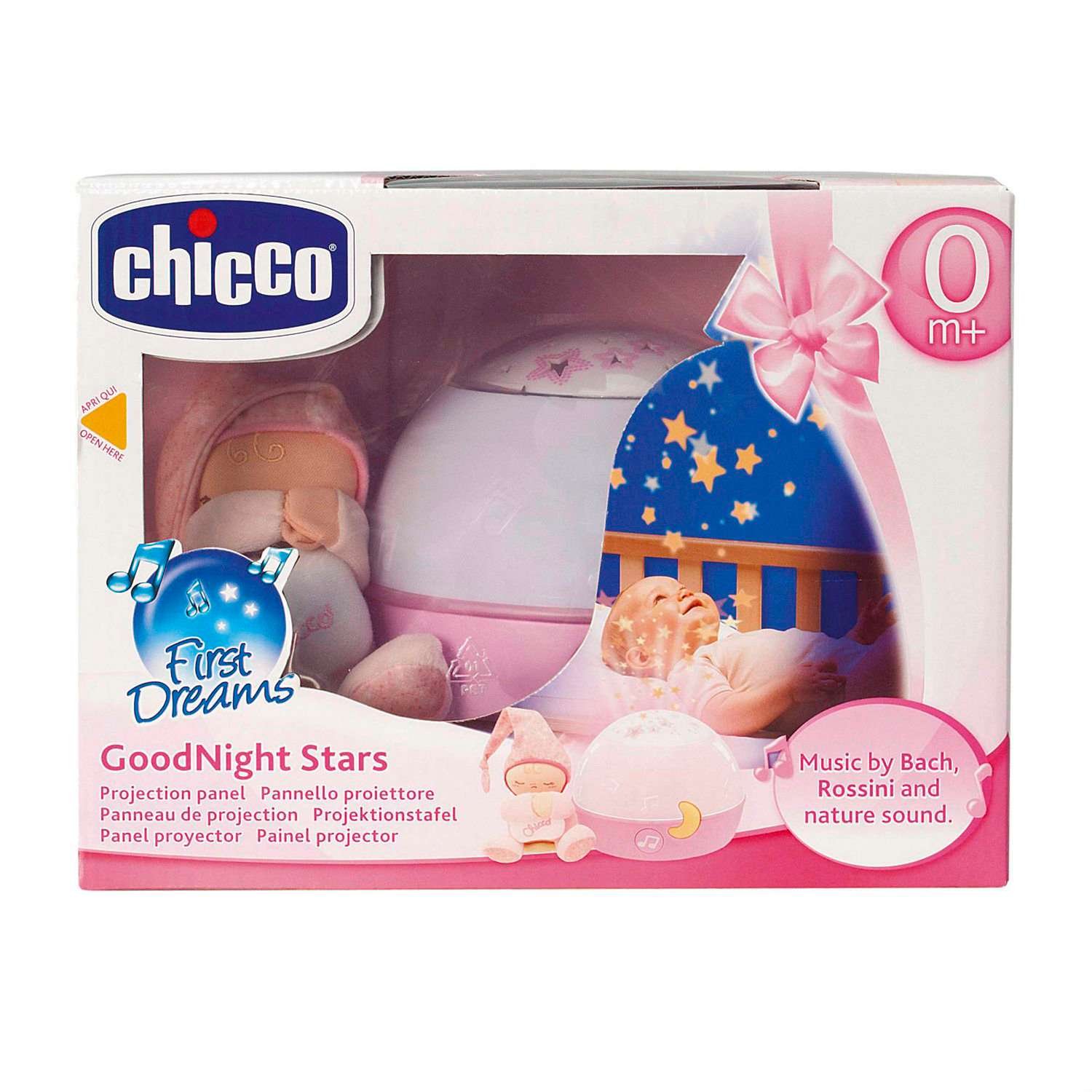 Проектор CHICCO Ночник Первые грезы розовый - фото 7