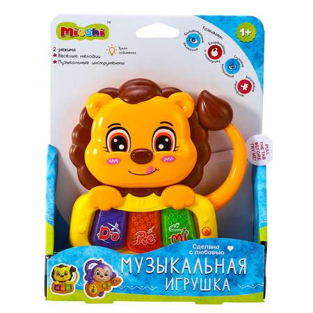 Музыкальная игрушка Mioshi Маленький львёнок (14х18 см)